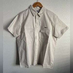 Nike Sportswear Military Bowler Button Up Shirt Skate SB DX3340 Men Size Medium